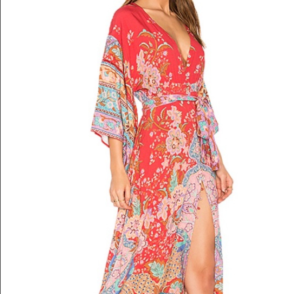 Spell lotus kimono